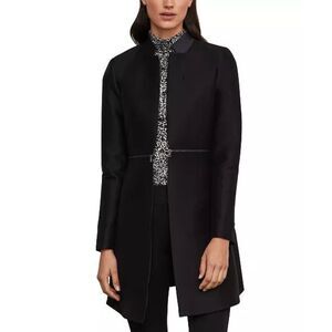 BCBGMaxazria | Arelia A Line Coat in Black | Size XS